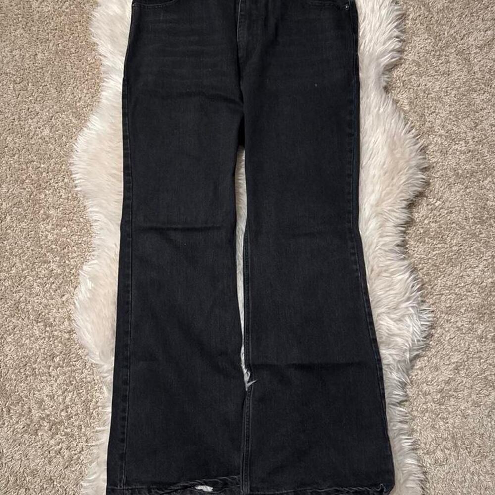 Balenciaga black flared jeans flared